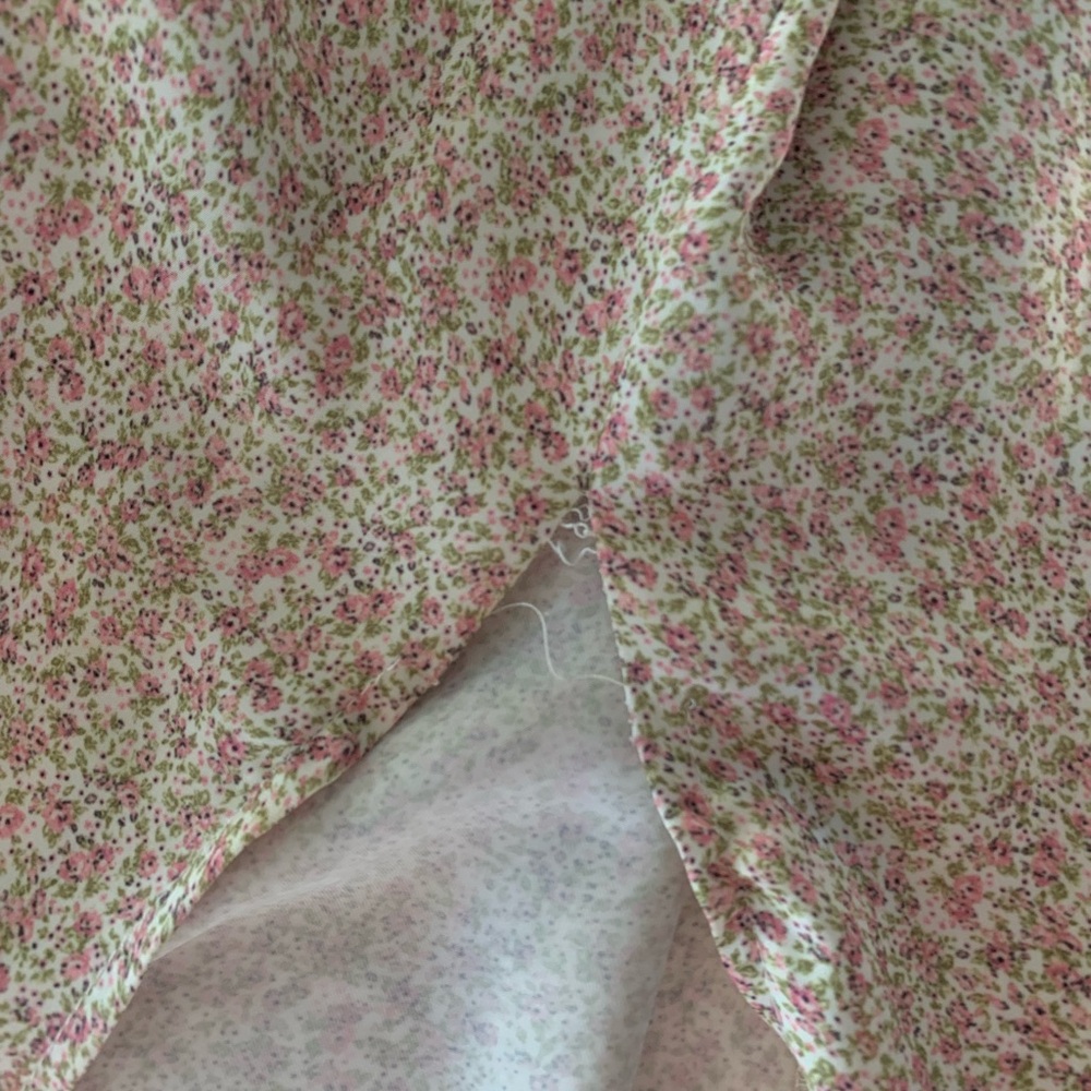 RESA Smocked Floral Camisole - Cream and Pink - Picture 4 of 4